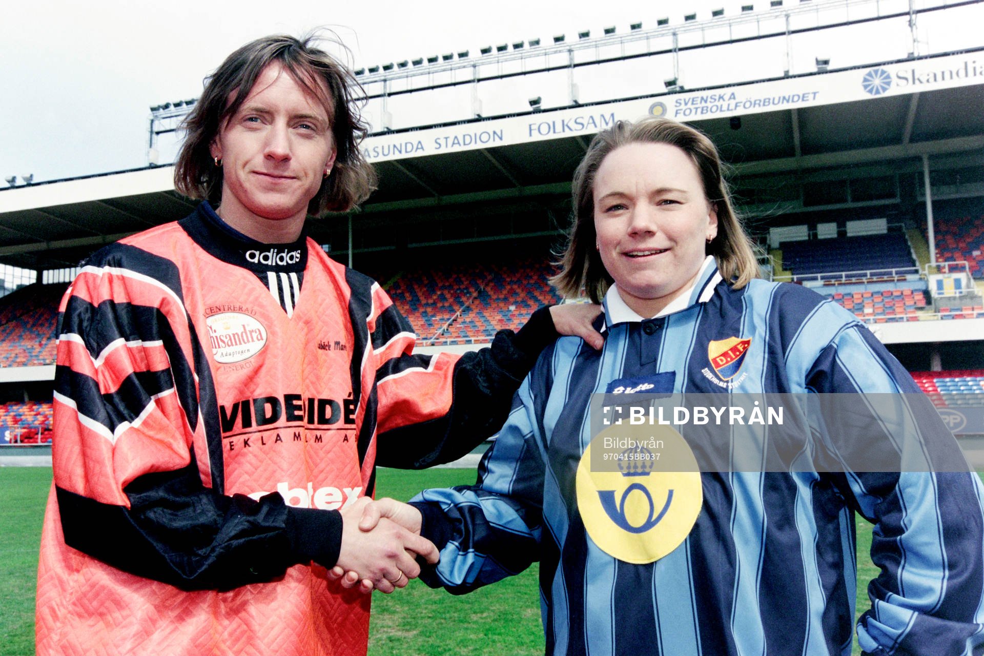 Fotboll, Damallsvenskan, Upptaktsträff: Reidun Seth, Öxabäck och Anna Ulvbringe, Djurgården.