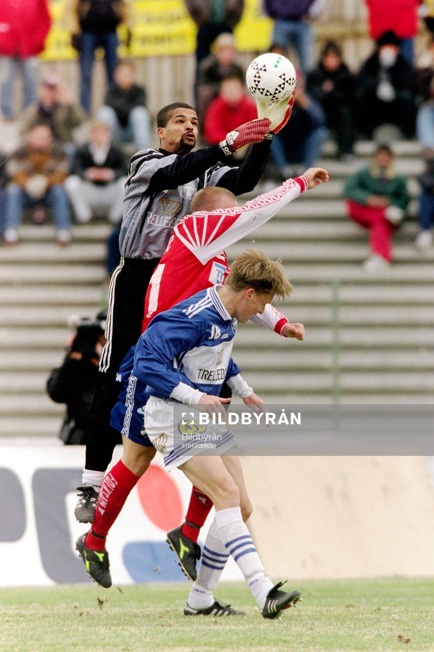 Frederick Enaholo, målvakt i Trelleborg