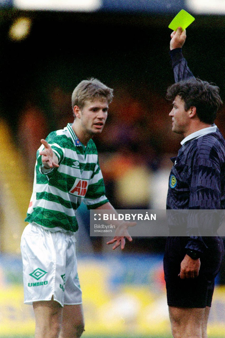 Johan Svensson, Västerås varnas av domare Andreas Kovacs,