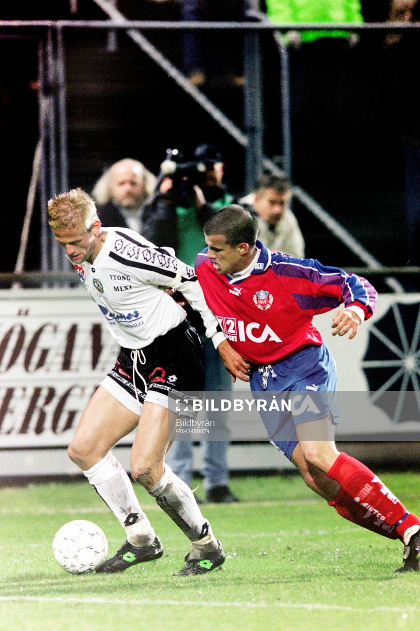 Sigurdur Jonsson, Örebro med Petar Puaca, Helsingborg i