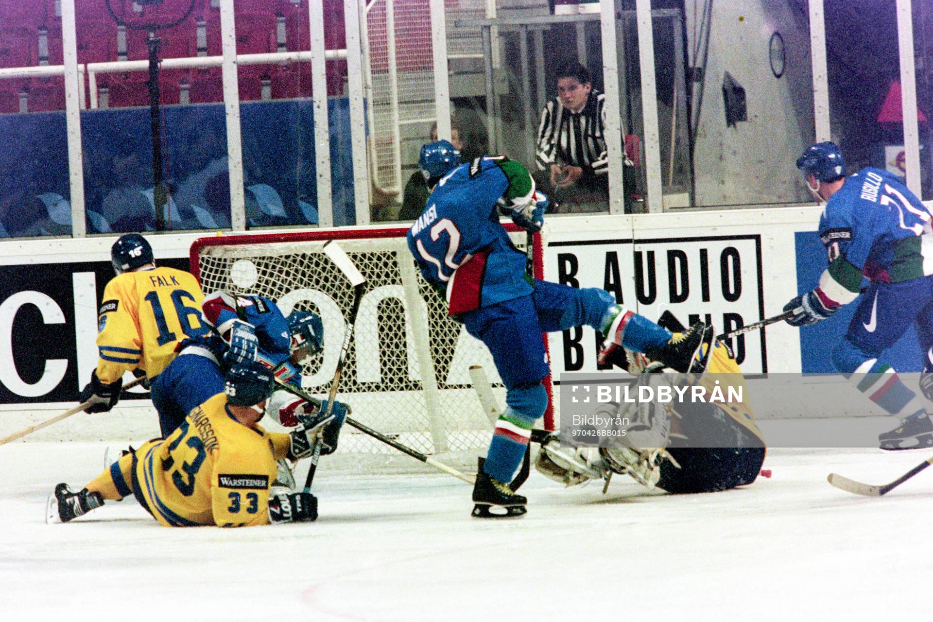 Ishockey, VM, Sverige - Italien, 5-3
