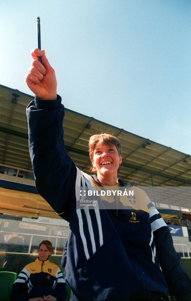 Pia Sundhage, förbundskapten Sverige U20