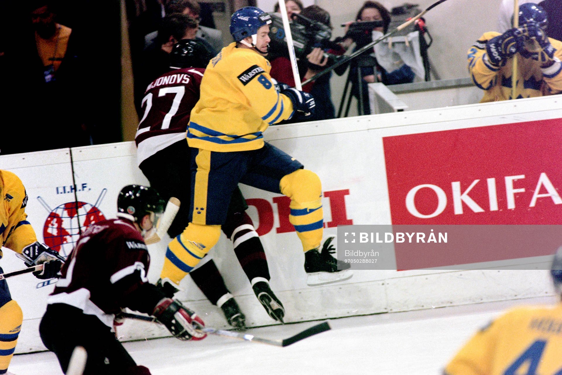 Ishockey, VM, Sverige - Lettland, 1-1