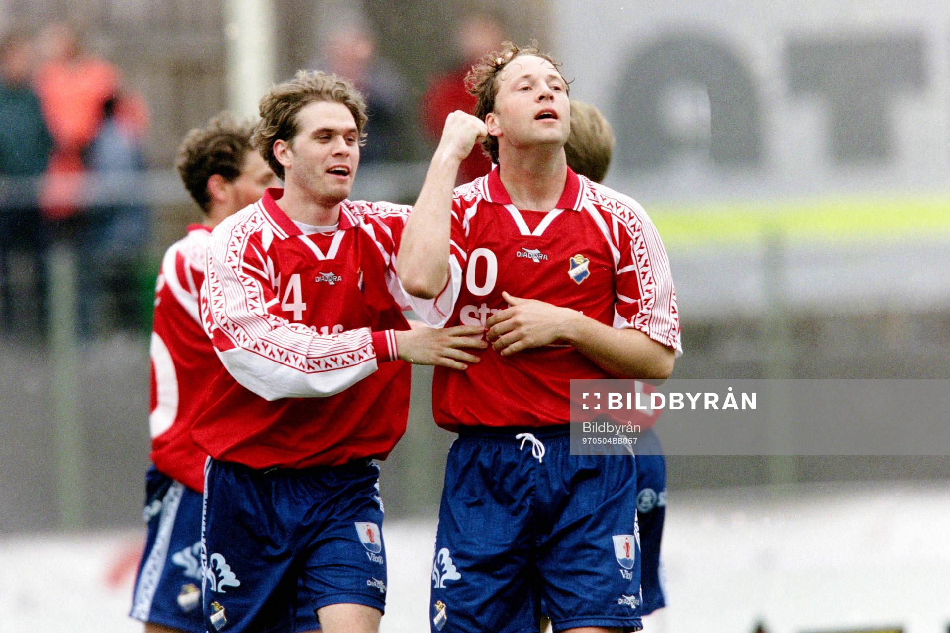 Lars Johansson och Andreas Bild, Öster jublar