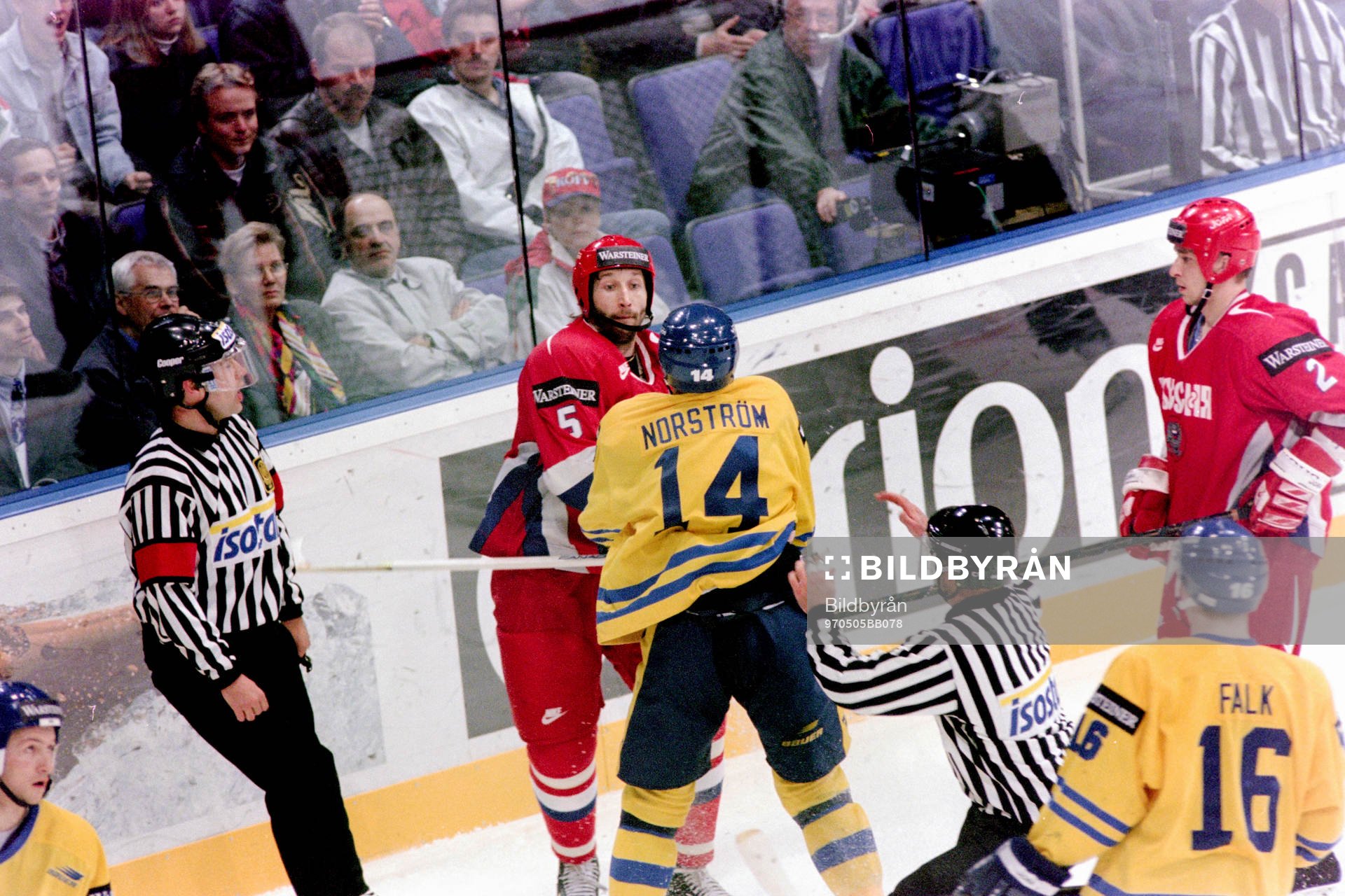 Mattias Norström, Sverige i bråk med rysslands Sergei