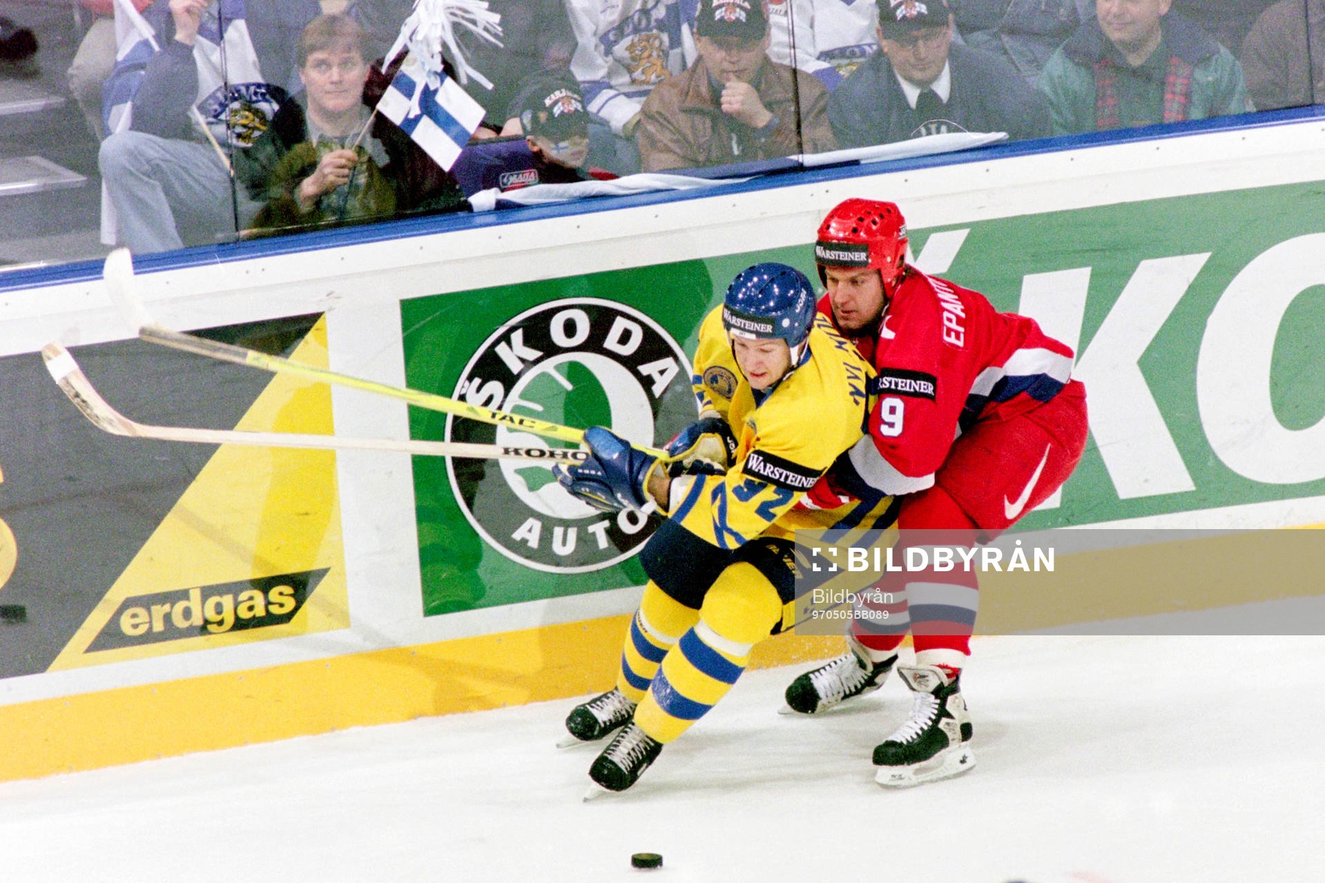 Michael Nylander, Sverige med rysslands Vadim Epantchintsev