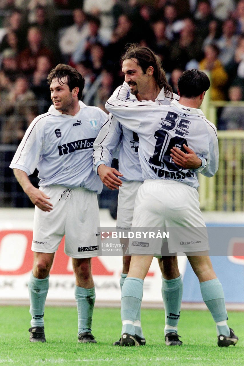 Hans Mattisson, Dejan Pavlovic och Daniel Andersson, Malmö