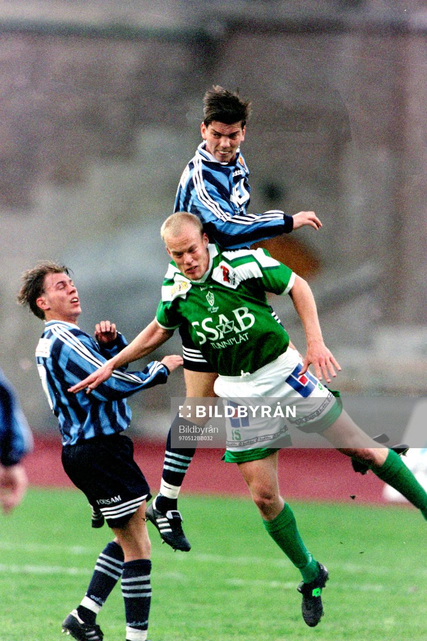 Johan Andersson, Djurgården högst i en nickduell