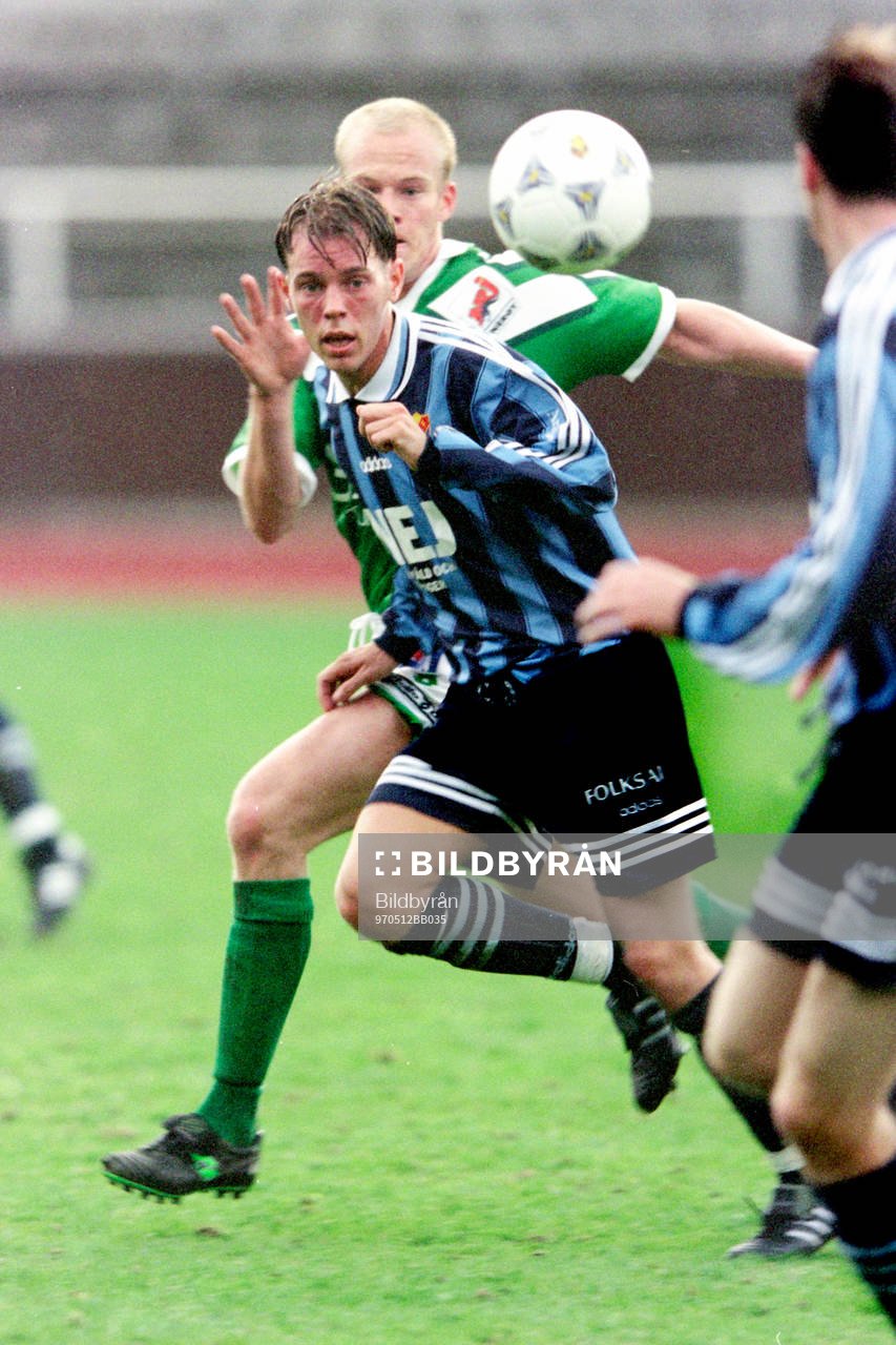 Fotboll, Div 1 Norra, Djurgården - Brage, 1-0