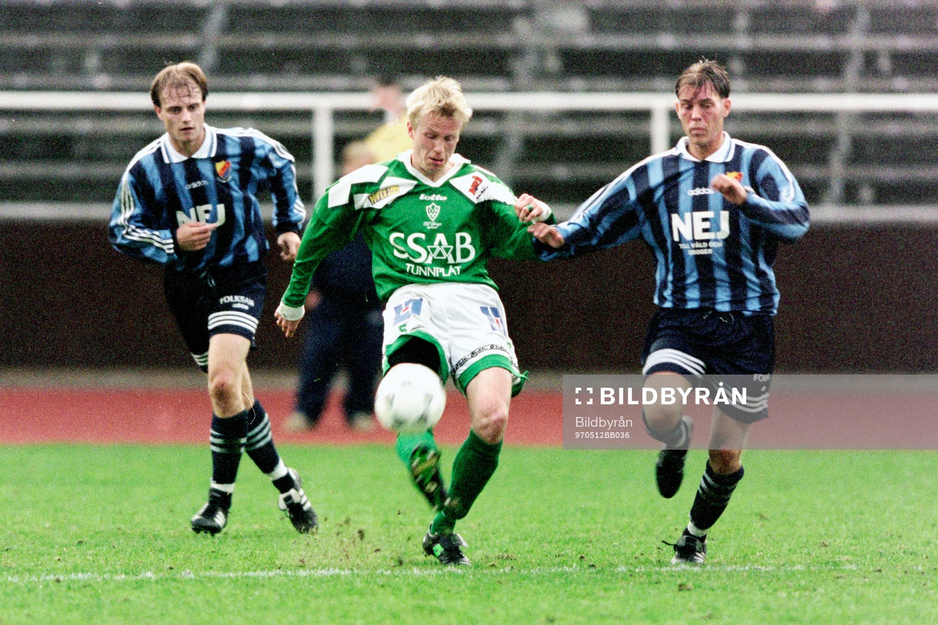 Fotboll, Div 1 Norra, Djurgården - Brage, 1-0