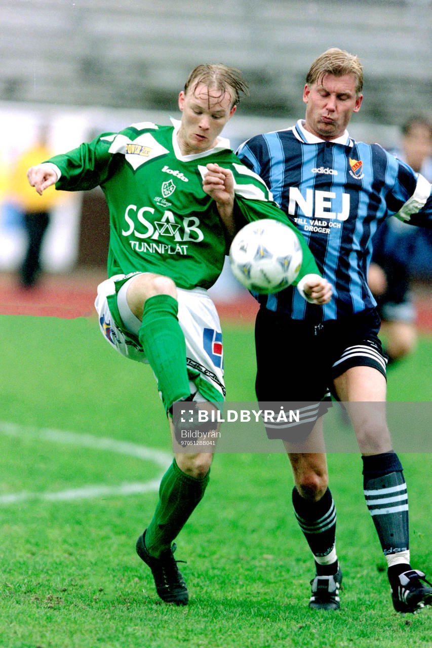 Fotboll, Div 1 Norra, Djurgården - Brage, 1-0
