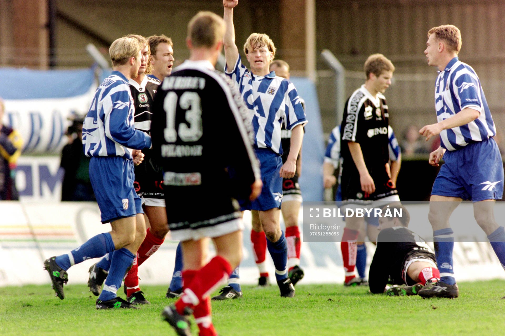 Fotboll, Allsvenskan, IFK Göteborg - Örebro, 5-2: Stefan Pettersson, Göteborg jublar efter mål.