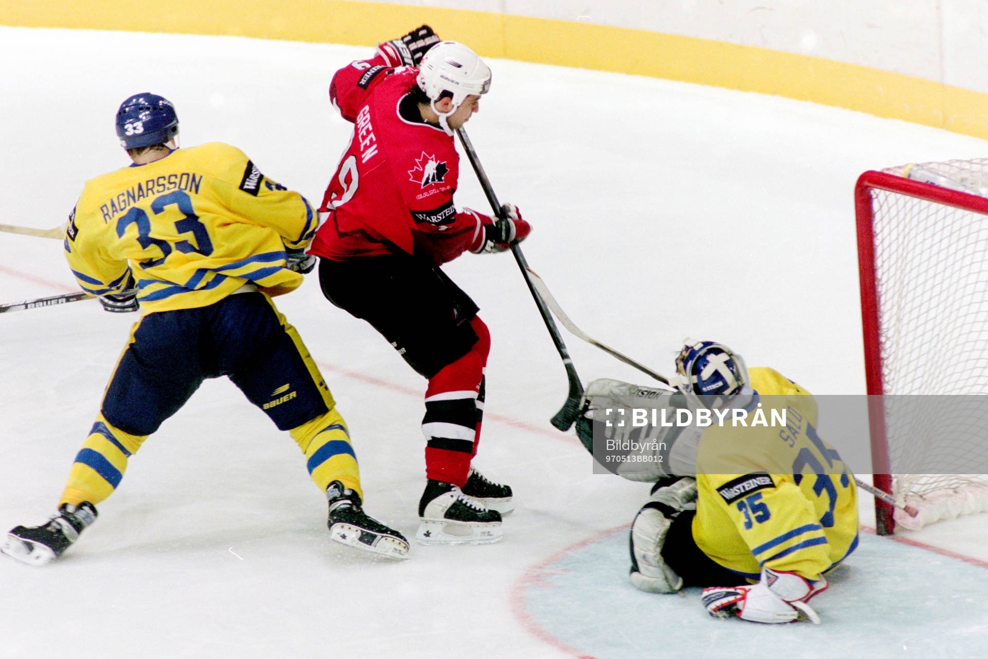 Travis Green, Kanada mellan Marcus Ragnarsson och Tommy