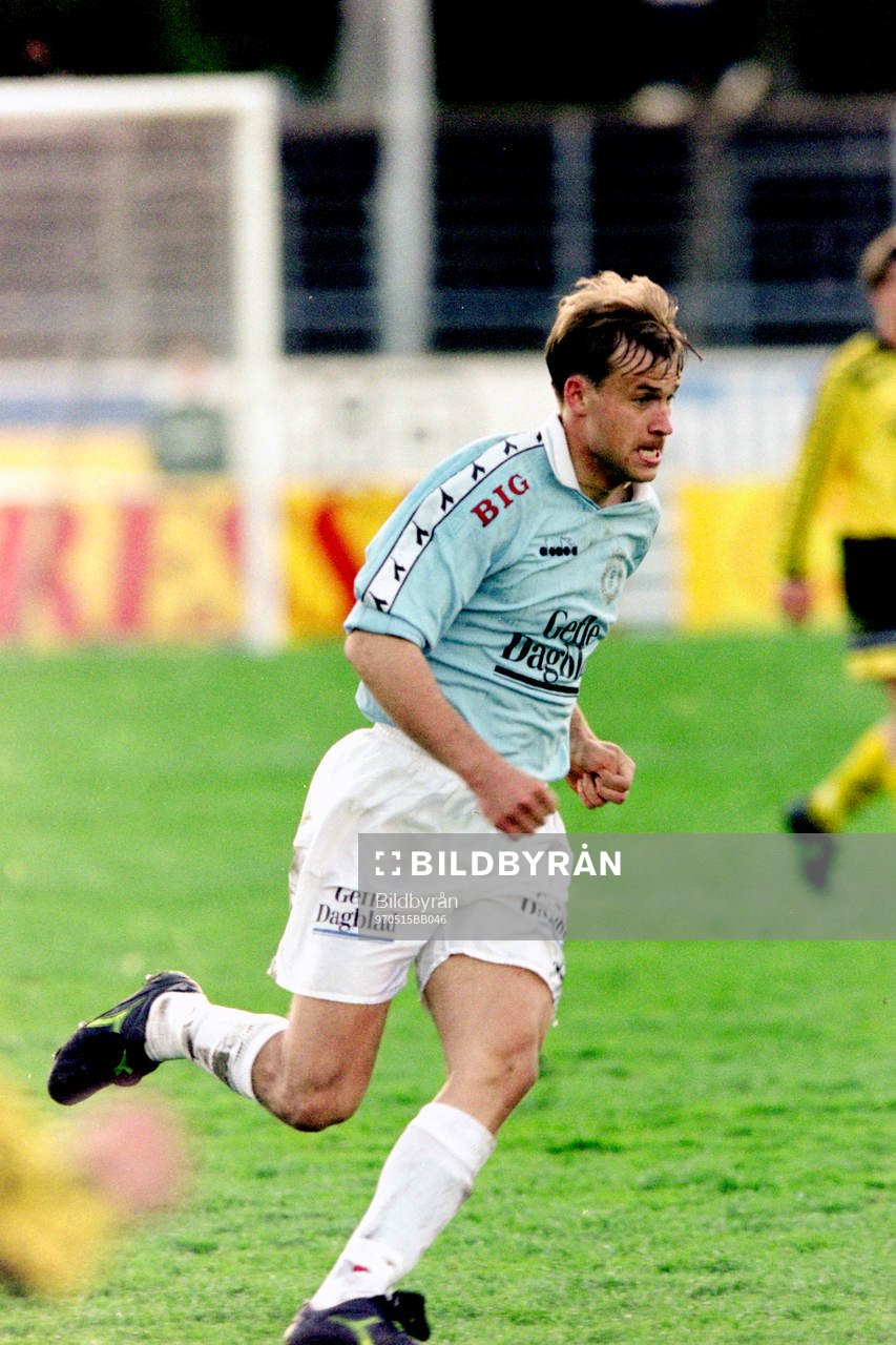 Fotboll, Skandiacupen, Semifinal, Elfsborg - Gefle, 3-0: Hans Berggren, Gefle. 