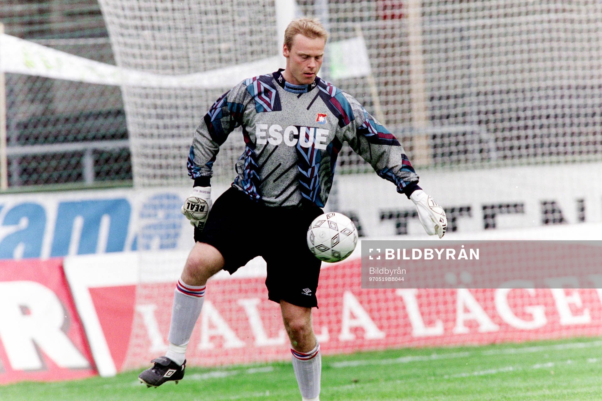 Freddie Roth, målvakt i Örgryte