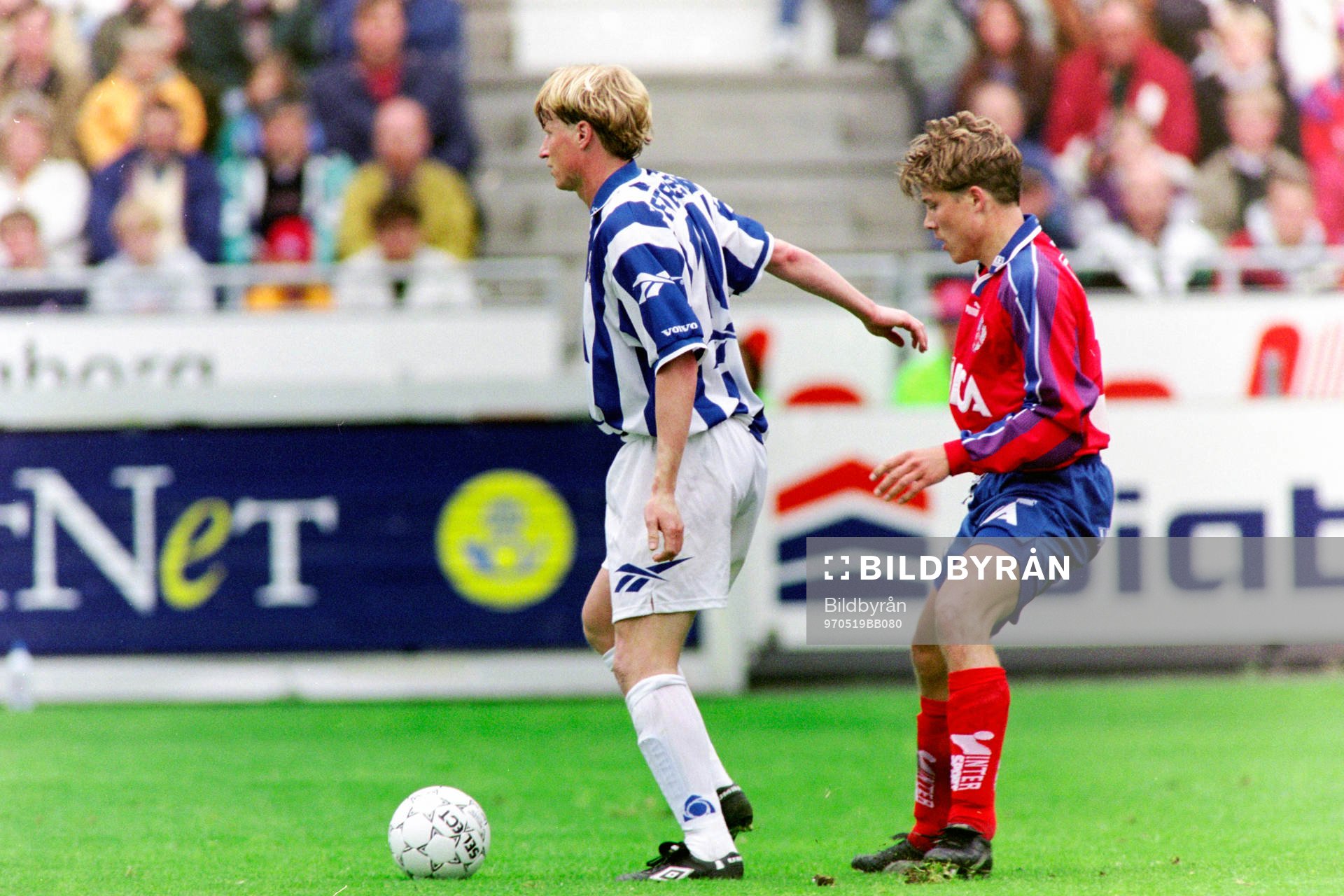 Stefan Pettersson, Göteborg med helsingborgs Ola Nilsson i