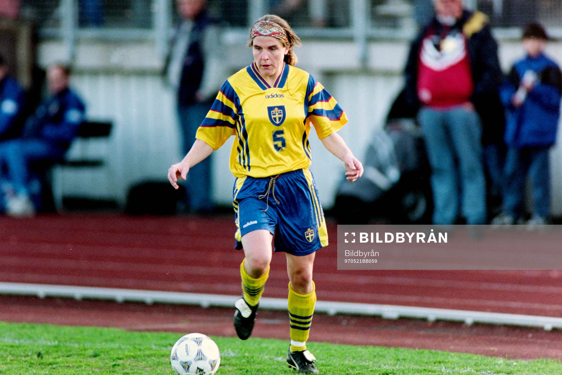 Fotboll, Damer, Sverige - Ryssland, 2-0: Ewa Zeikfalvy, Sverige.
