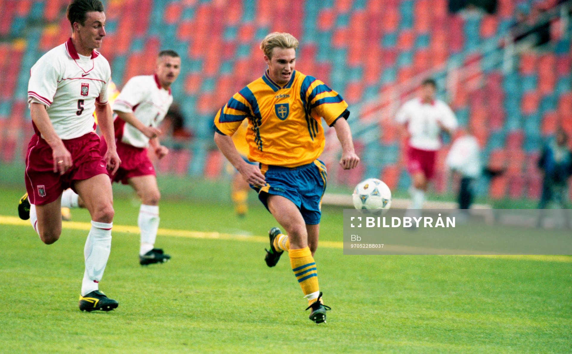 Andreas Andersson, Sverige jagas av Tomasz Hajto