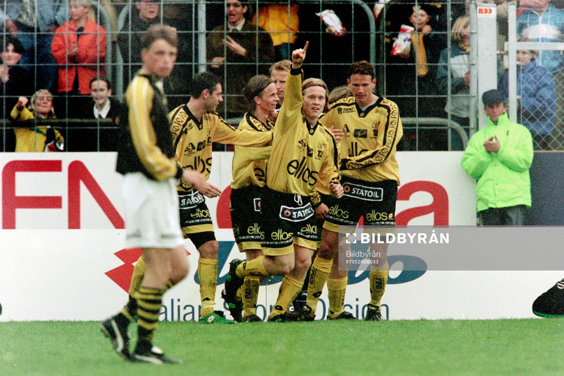 Fotboll, Allsvenskan, Elfsborg - AIK, 3-1: Fredrik Berglund, Elfsborg jublar efter mål.