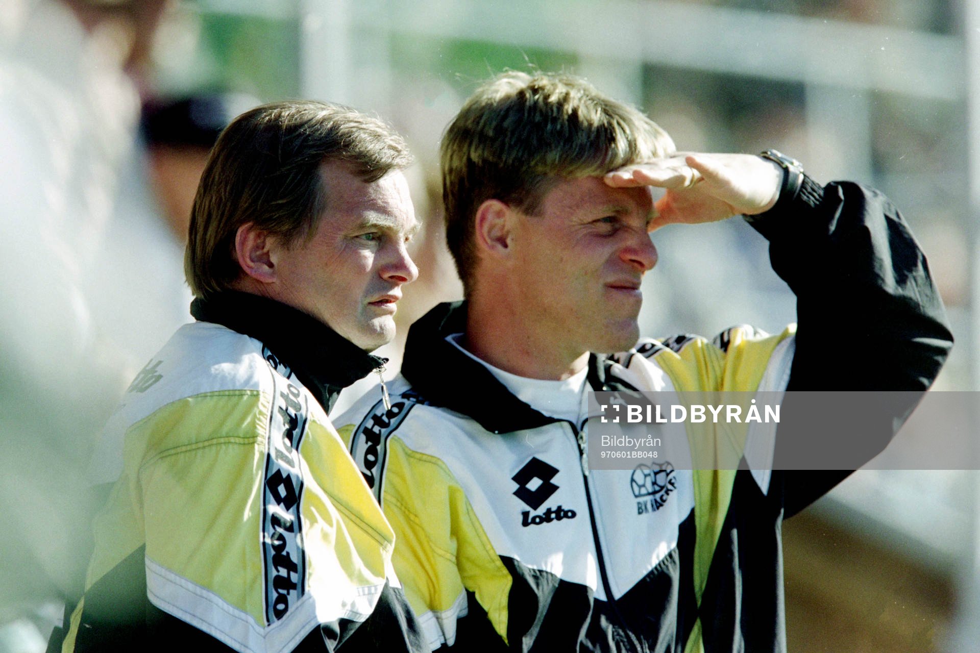 Fotboll, Div 1 Södra, Mjällby - Häcken, 2-1: Kjell Pettersson, Tränare i Häcken. 