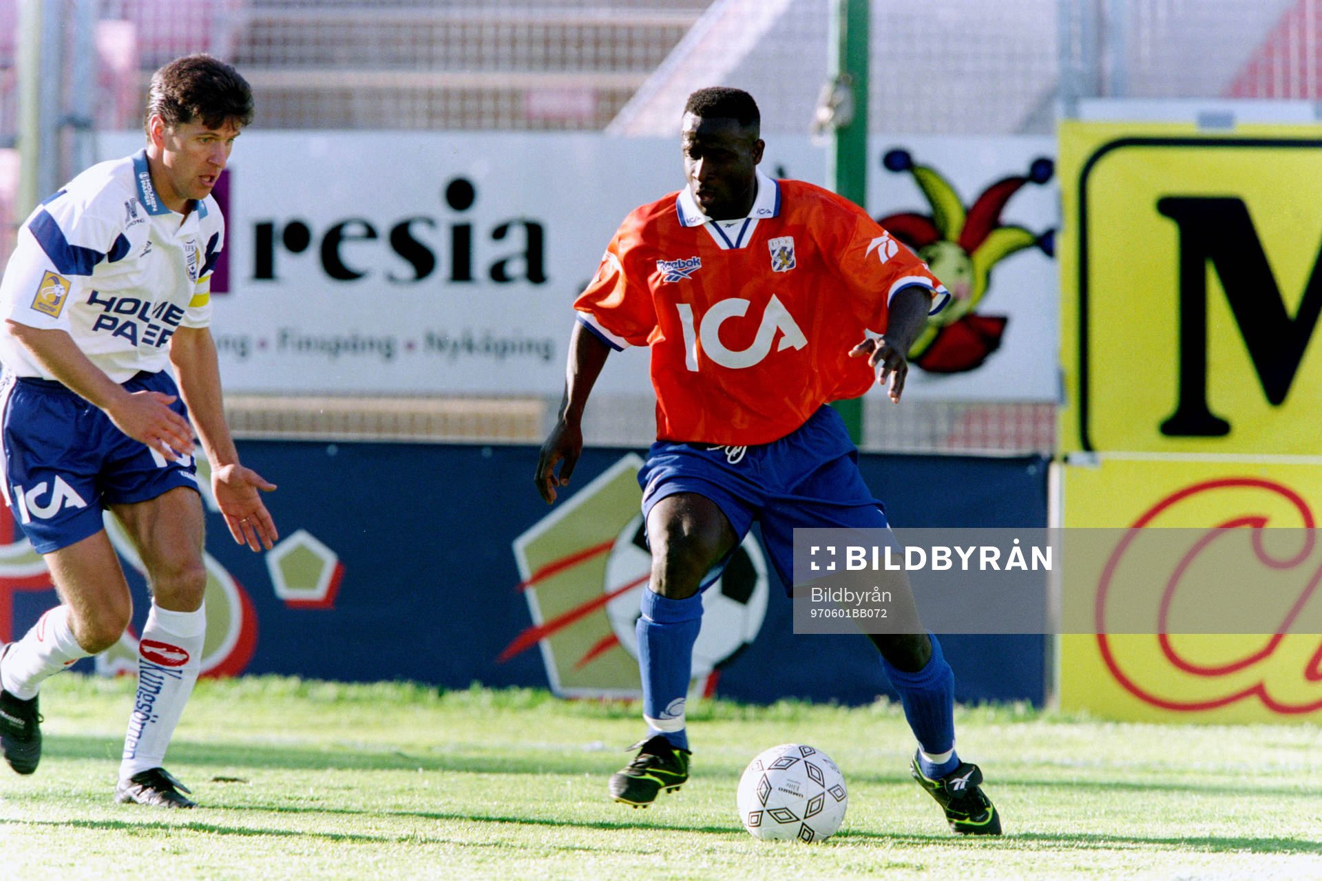 Sulo Vaattovaara, Norrköping och Emmanuel Tetteh, Göteborg