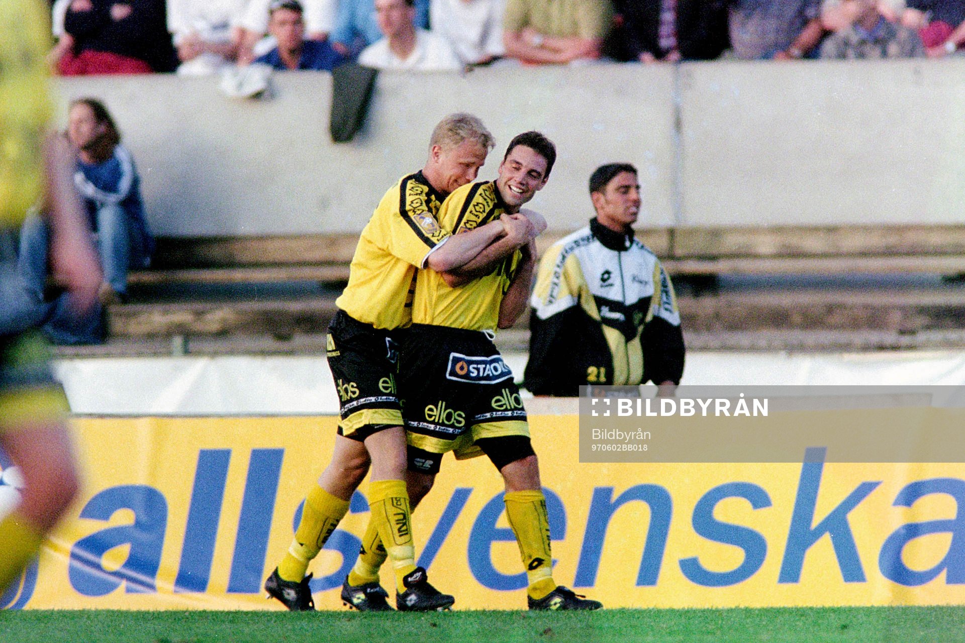 Christian Johansson och Mats Rotting, Elfsborg jublar