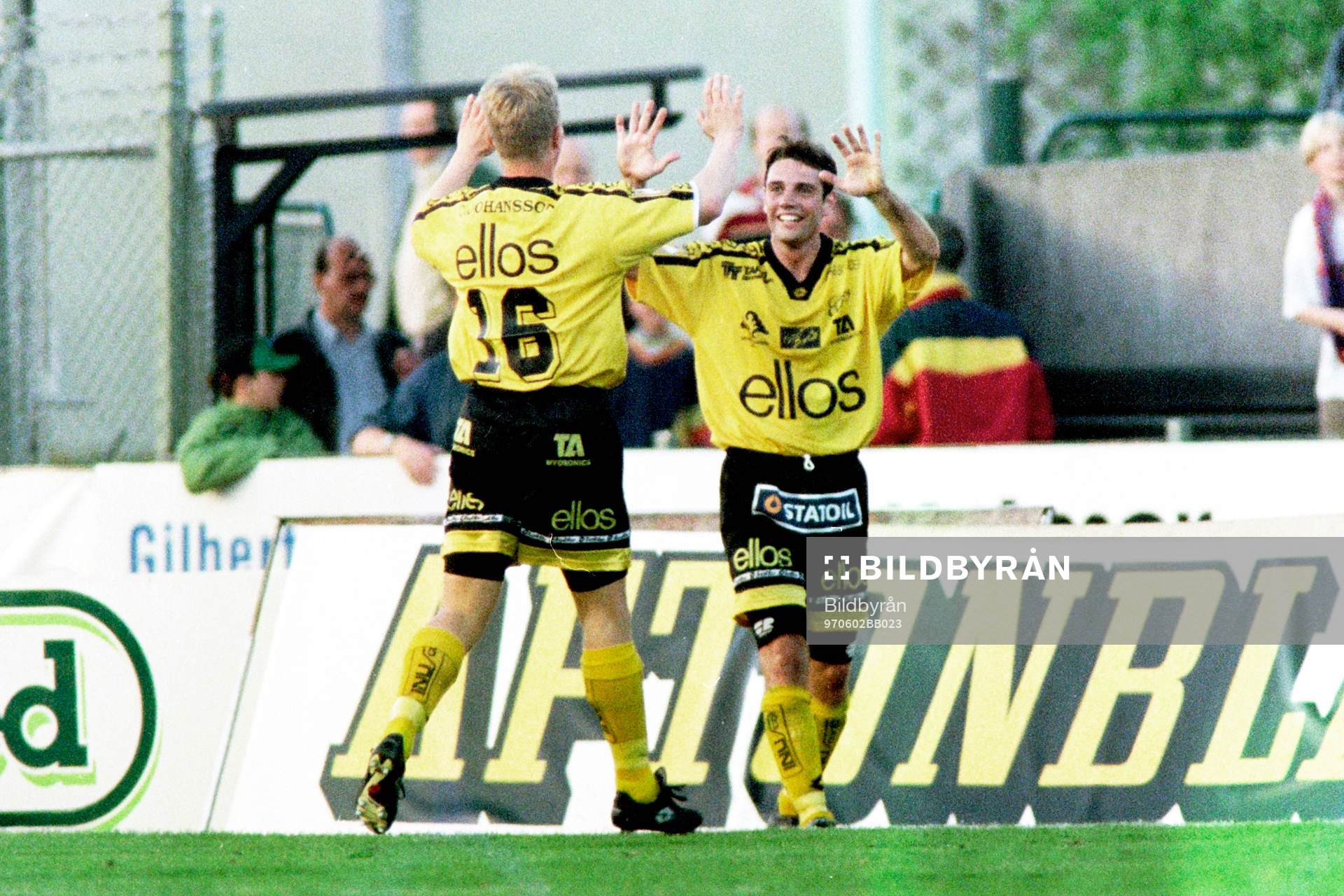 Christian Johansson och Mats Rotting, Elfsborg jublar