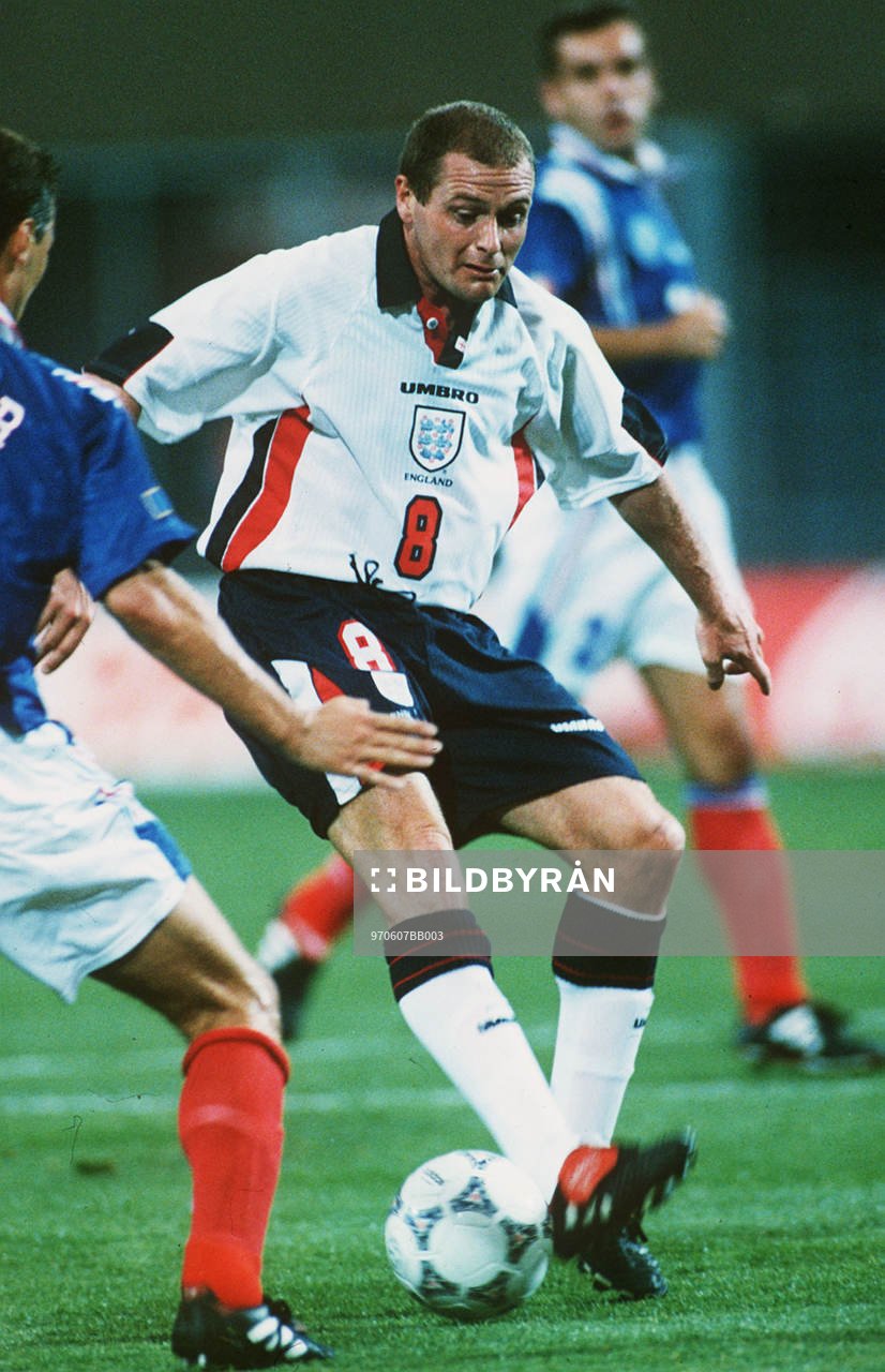 Fotboll Paul Gascoigne, England