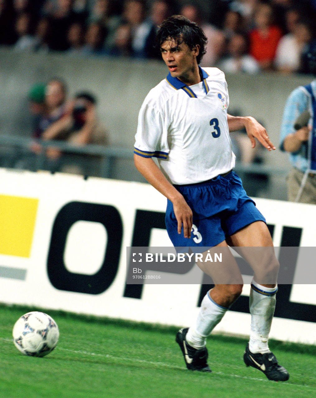 Fotboll -- Paolo Maldini, Italien