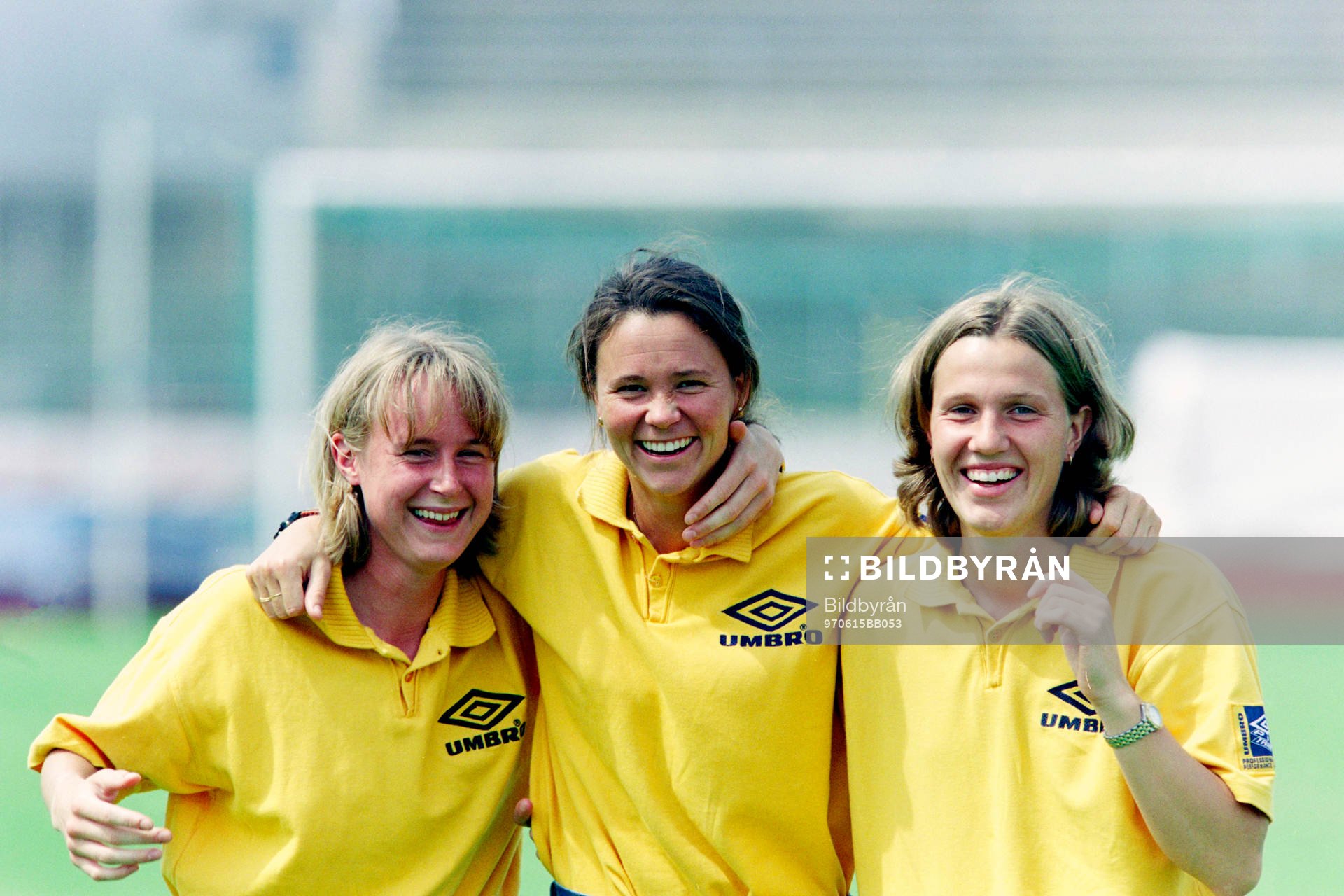 Fotboll, Damallsvenskan, Malmö FF - Älvsjö, 2-3: Malin Allberg, Malin Swedberg och Malin Andersson, Älvsjö. 