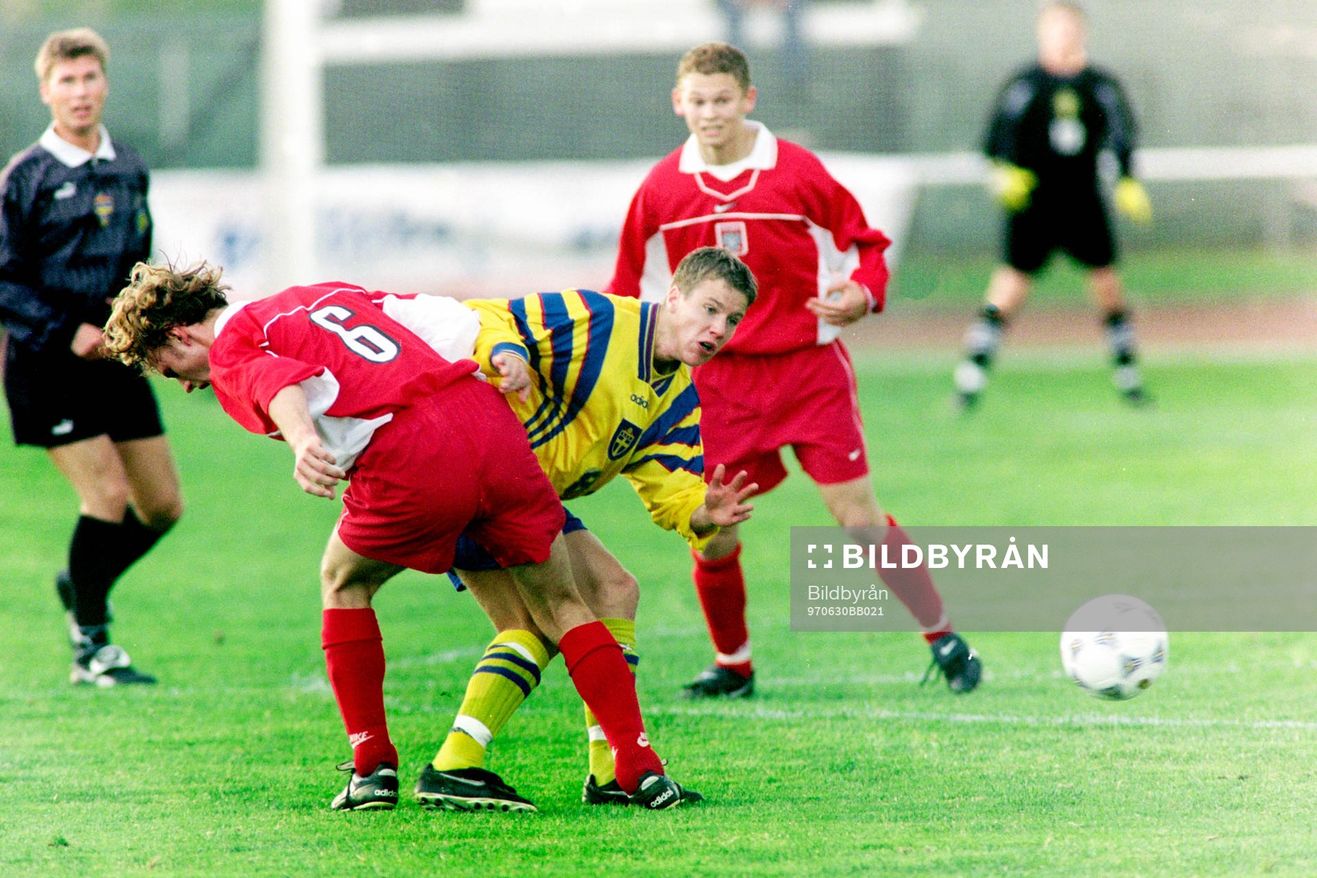 Fotboll, Pojklandskamp, Sverige - Polen, 0-2
