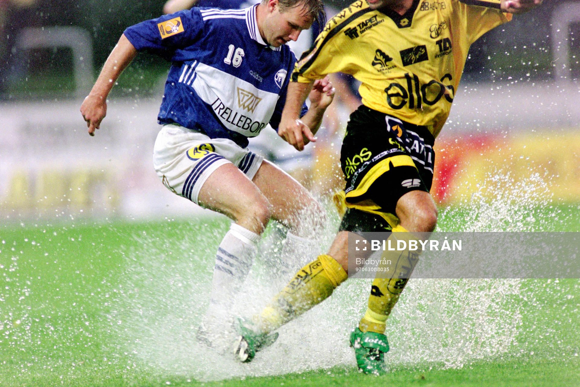 Fotboll, Allsvenskan, Trelleborg - Elfsborg, stoppad p.g.a