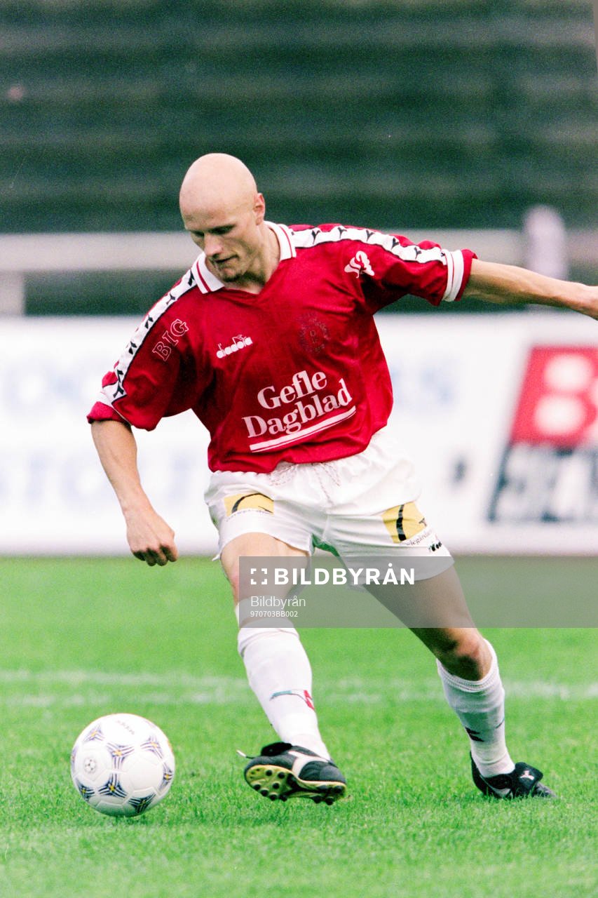 Mikael Edvardson, Gefle med bollen