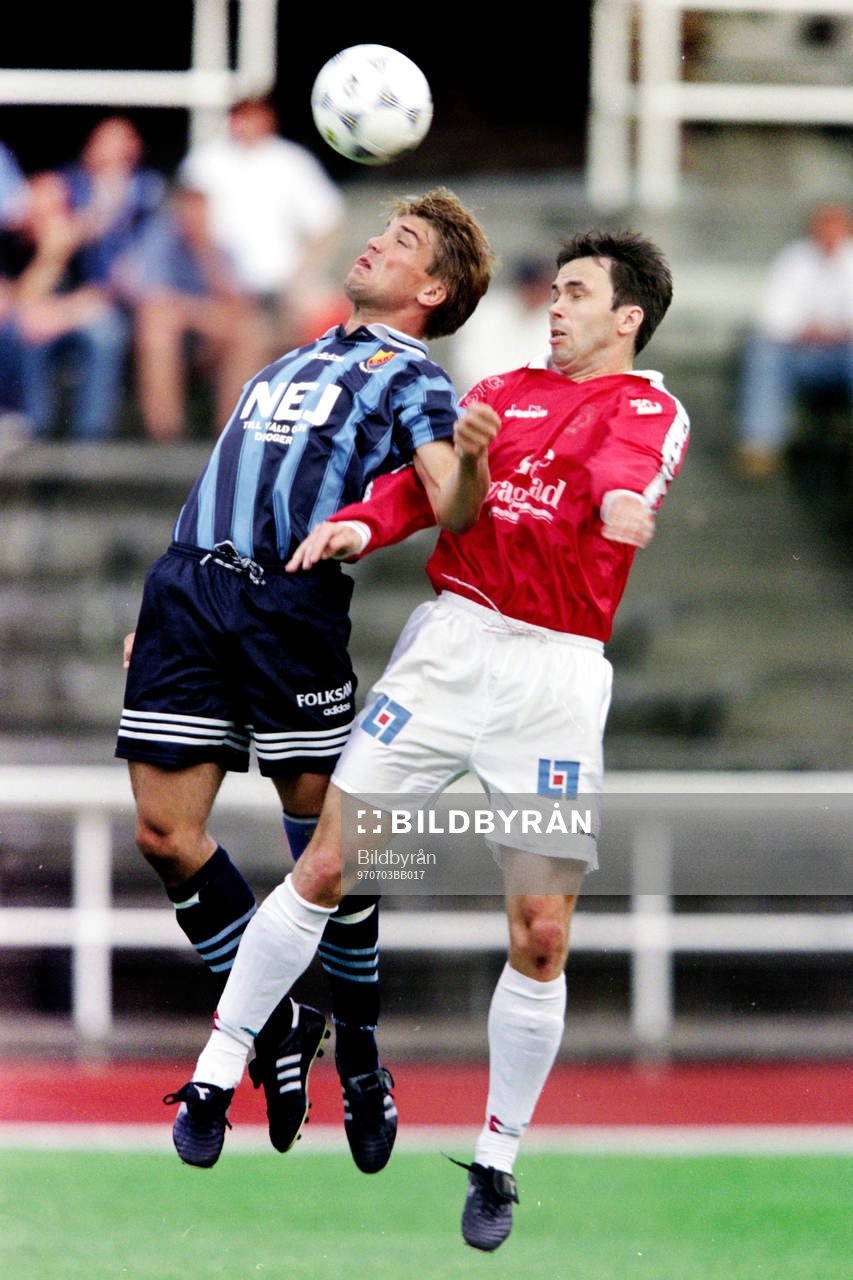 Bo Andersson, Djurgården i en nickduell med gefles Tommie