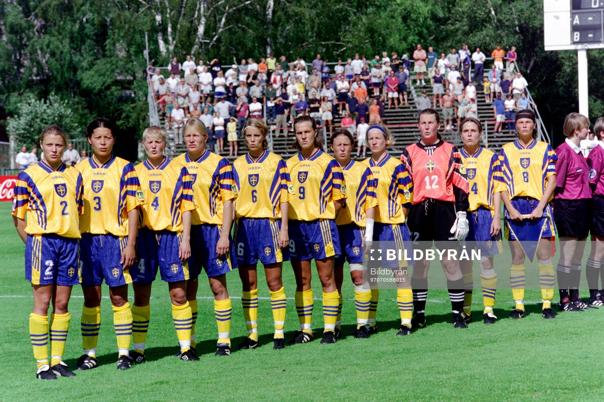 Sveriges startelva. Fr. v Karolina Westberg, Jane
