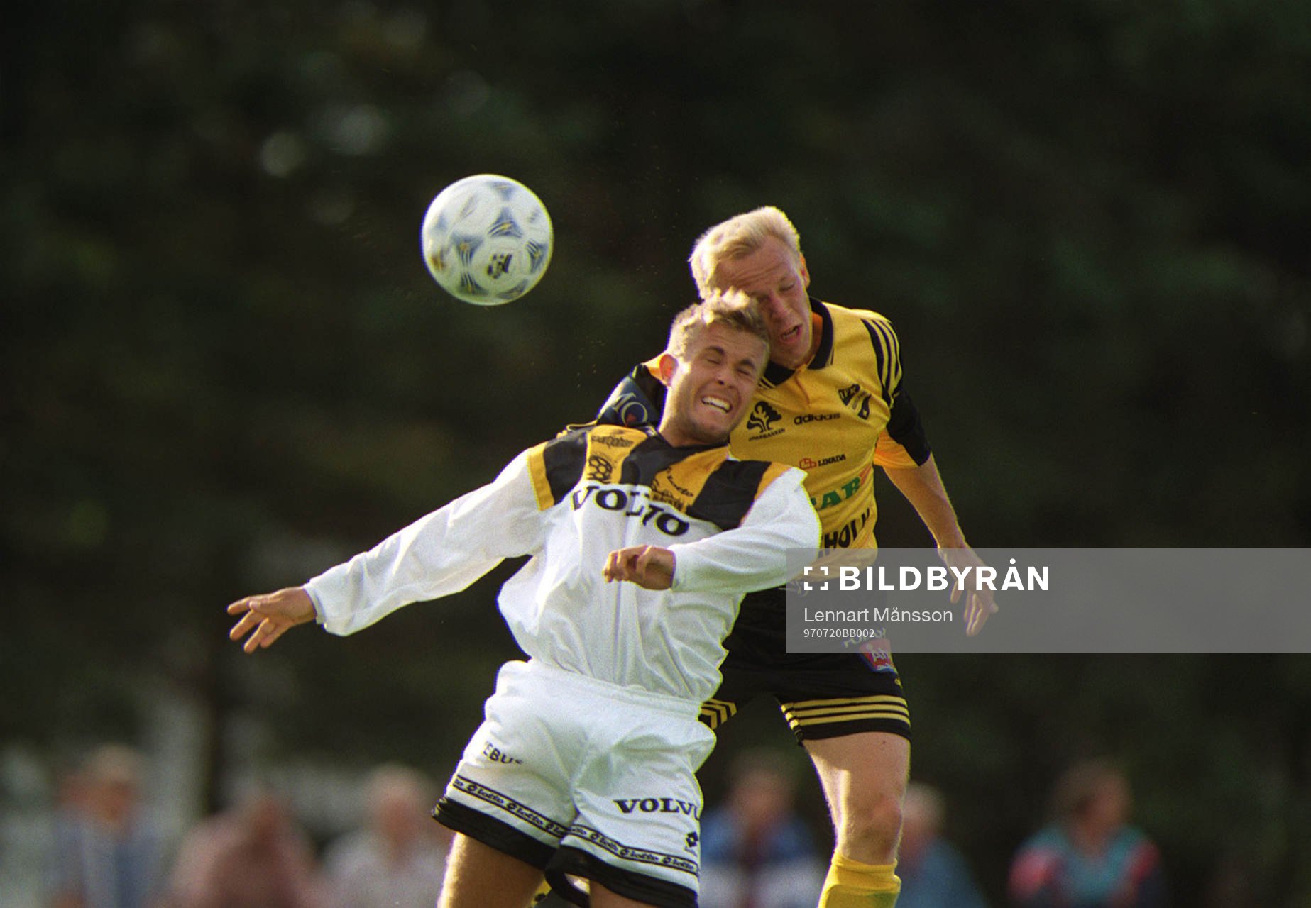  Mattias Larsson, Häcken, och Mathias Björnsson, IFK Hässleholm
