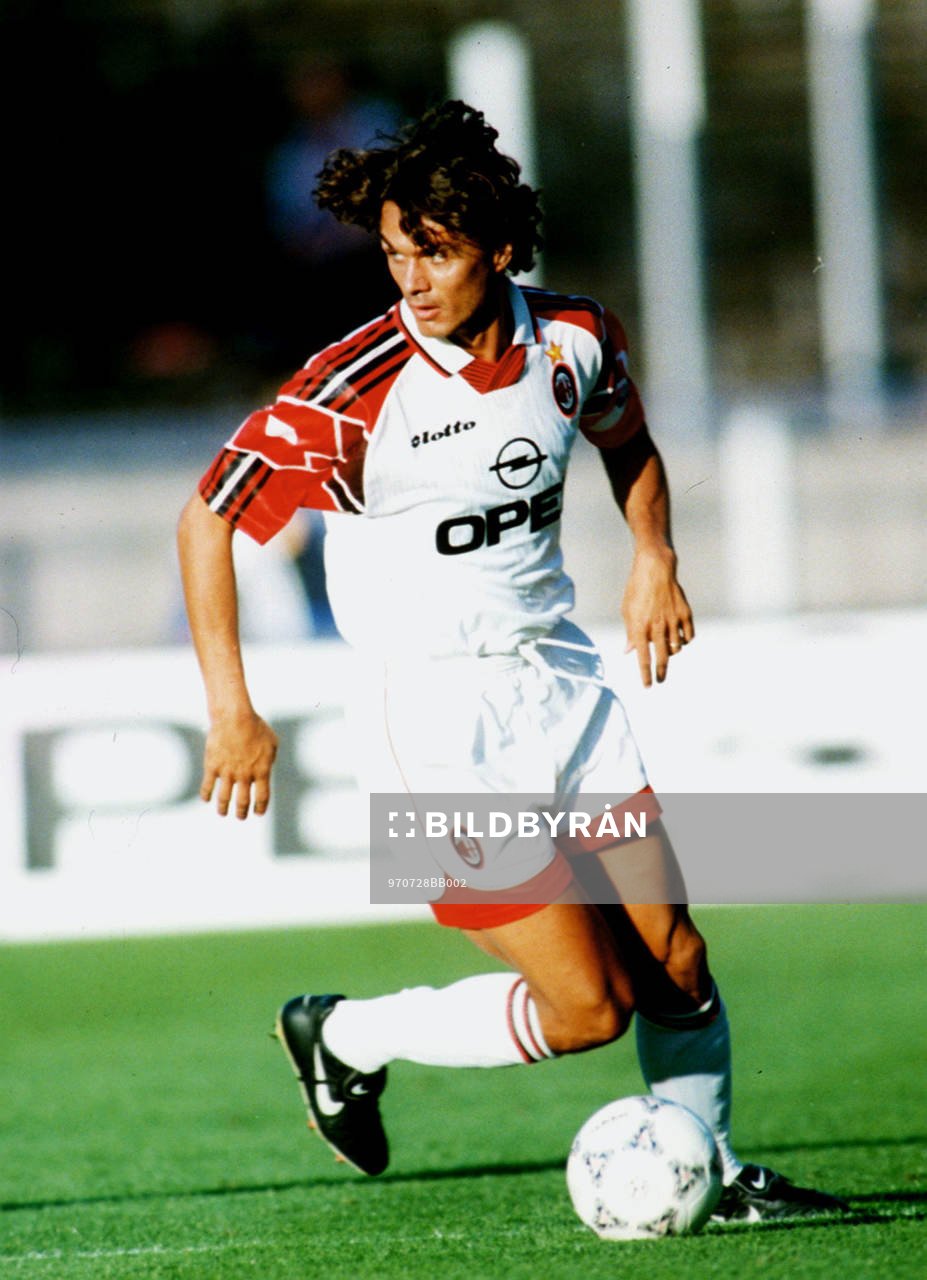 Fotboll Paolo Maldini, Milan