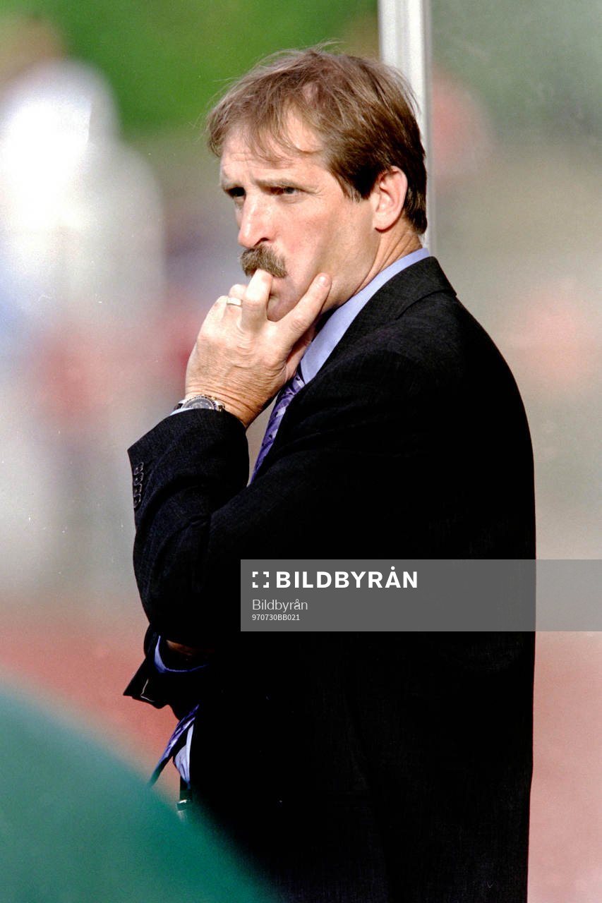 Fotboll, Allsvenskan, Trelleborg - Malmö FF, 2-1: Frans Thijssen, Tränare i Malmö. 