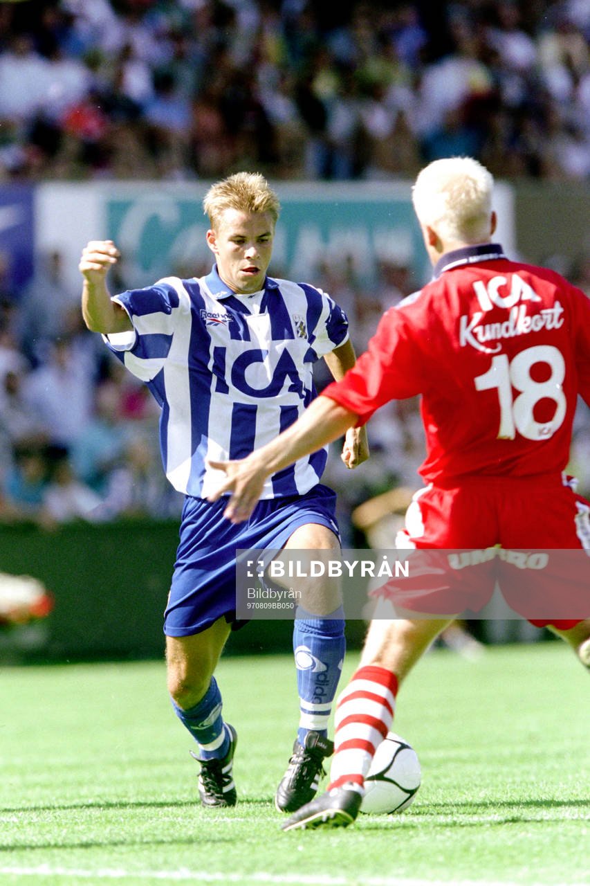 Fotboll, Allsvenskan, IFK Göteborg - Västerås, 2-0: Niclas Alexandersson, Göteborg. 
