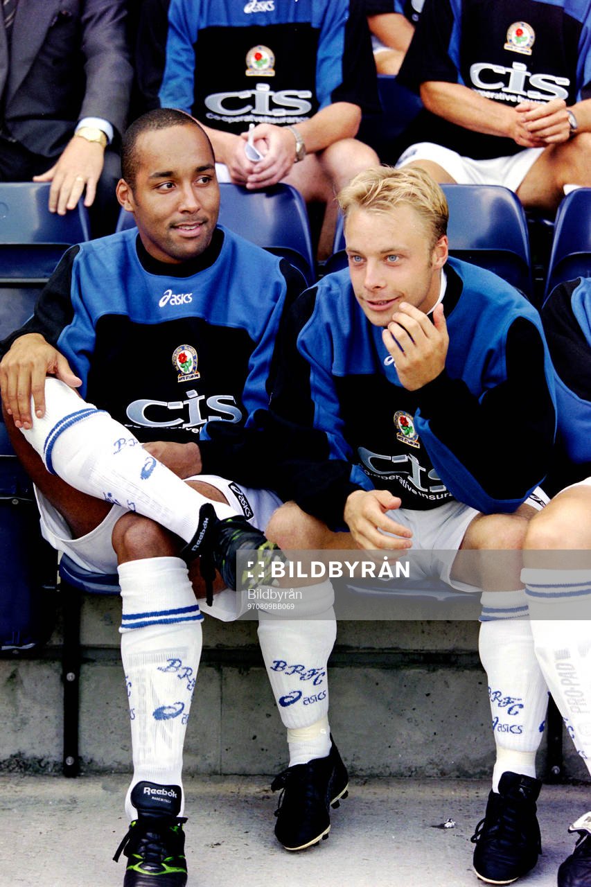 Martin Dahlin och Anders Andersson, Blackburn på bänken