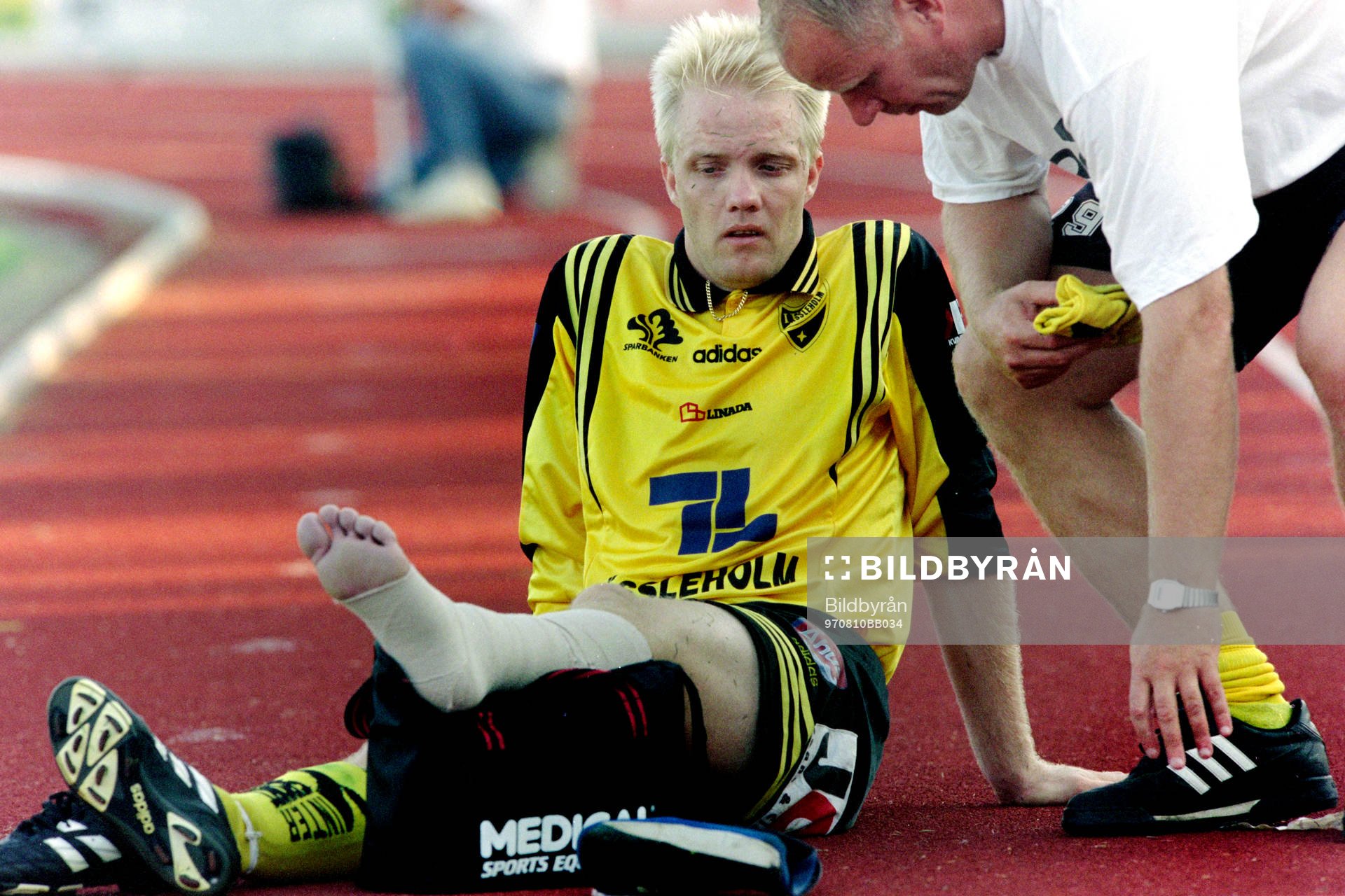 Percy Olsson, Hässleholm skadad