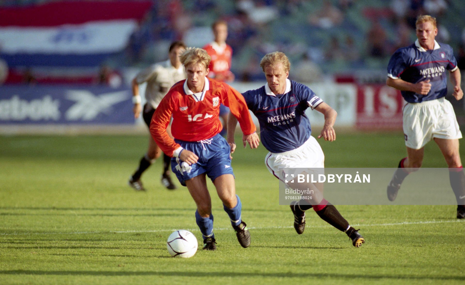 Fotboll, Champions League, IFK Göteborg - Glasgow Rangers,
