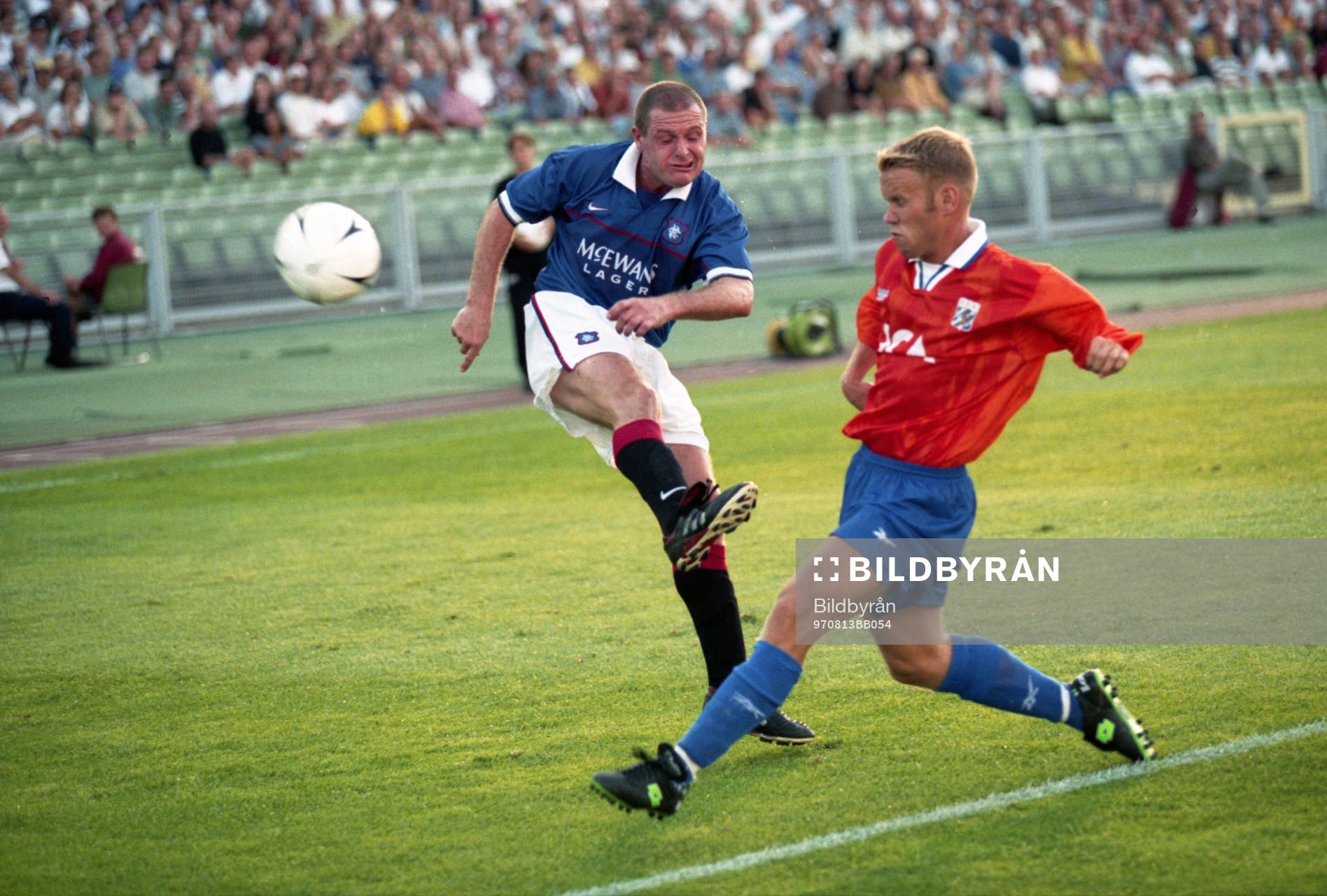 Fotboll, Champions League, IFK Göteborg - Glasgow Rangers,