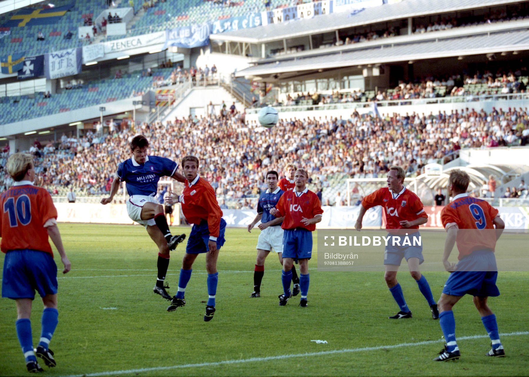 Fotboll, Champions League, IFK Göteborg - Glasgow Rangers,
