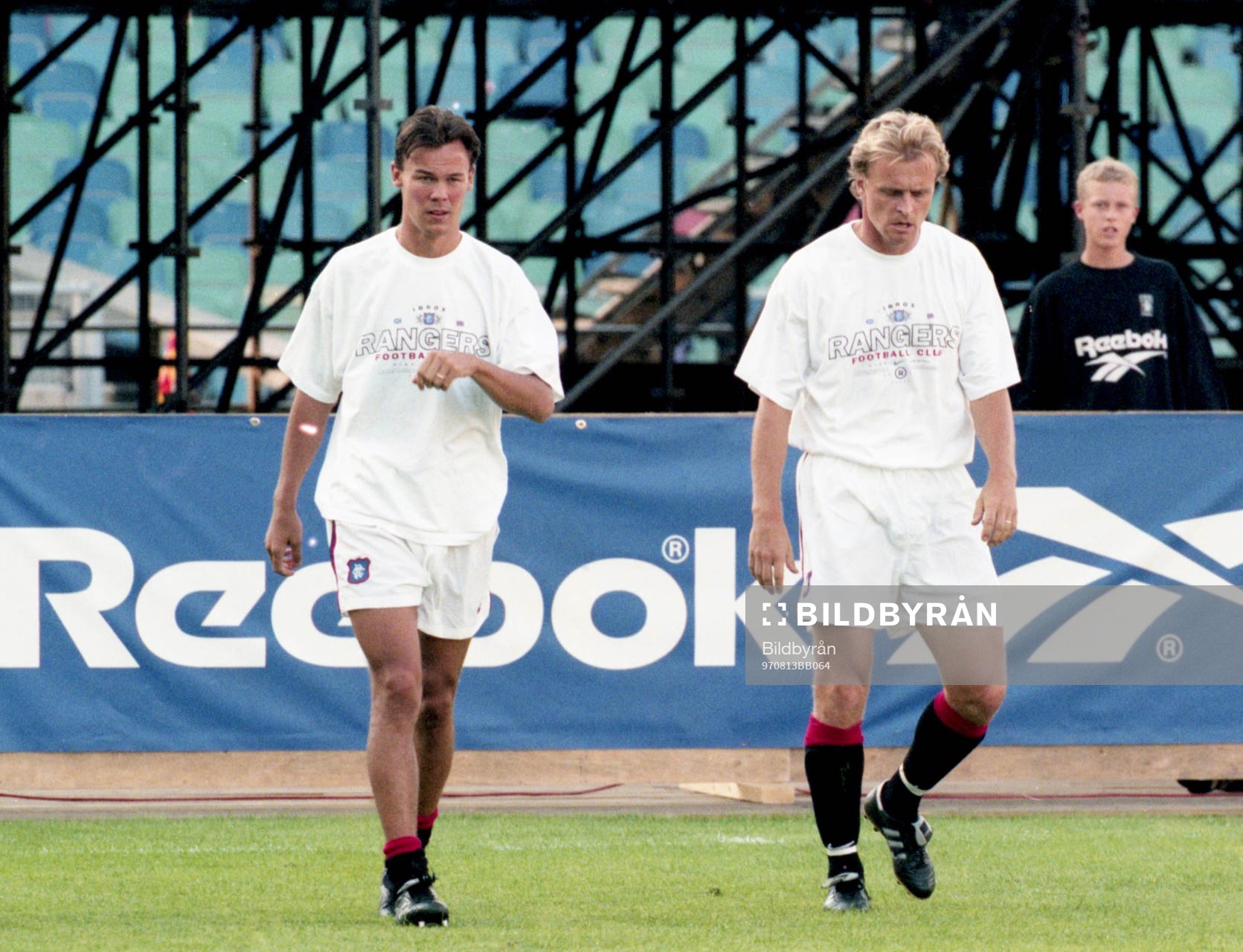  Joachim Björklund och Jonas Thern, Glasgow Rangers.