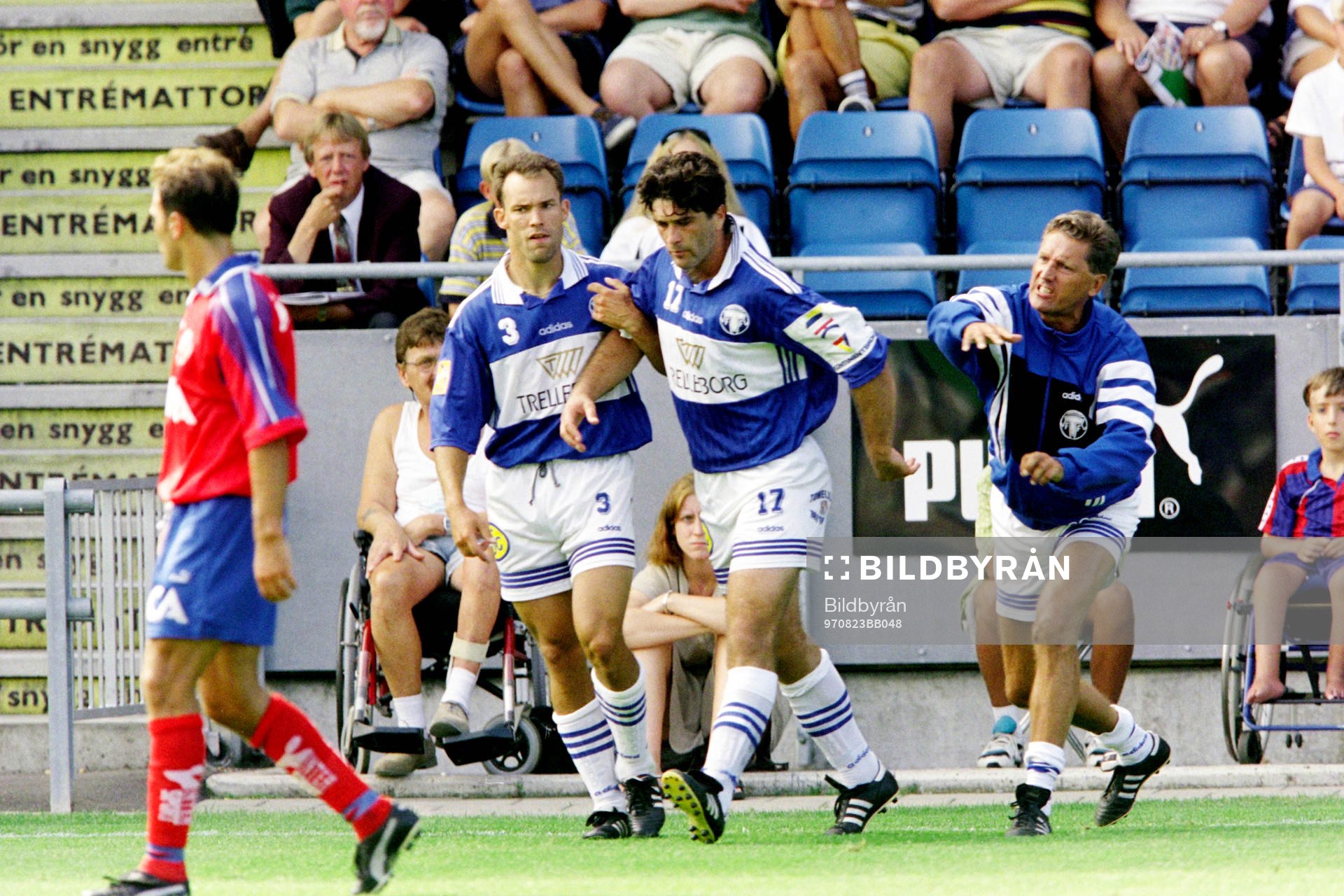 Jörgen Eriksson, Amir Teljigović och Sören Cratz,