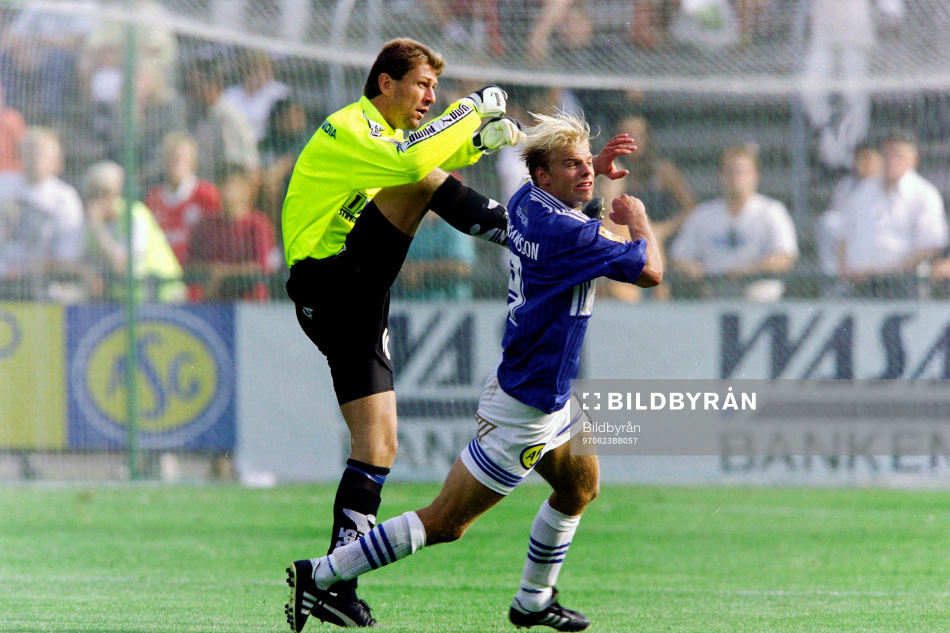 Sven Andersson, målvakt, Helsingborg och Andreas