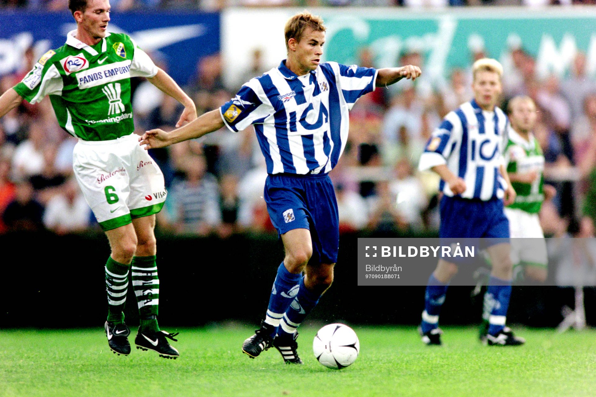Fotboll, Allsvenskan, IFK Göteborg - Panos Ljungskile, 1-0: Niclas Alexandersson, Göteborg. 