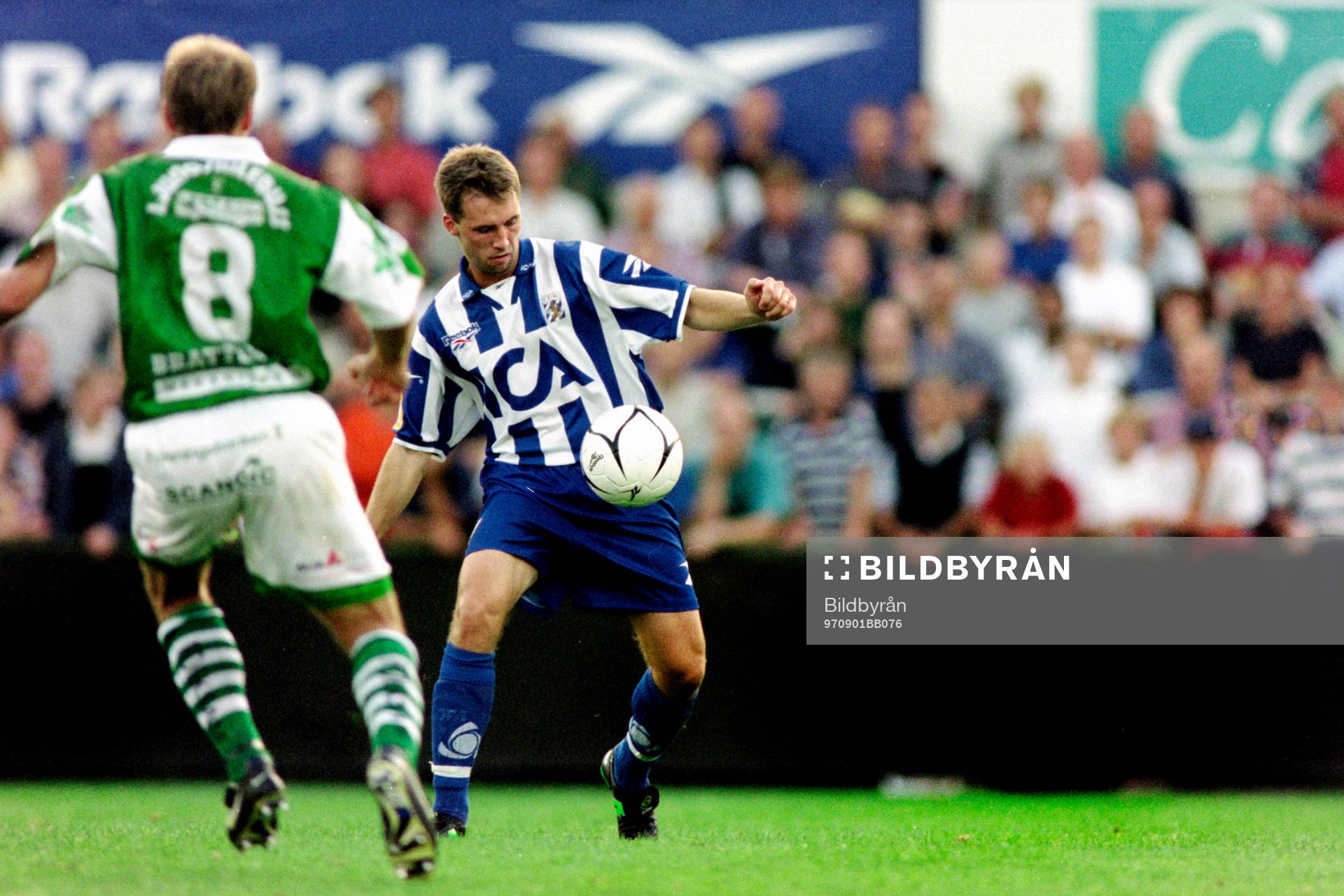 Fotboll, Allsvenskan, IFK Göteborg - Panos Ljungskile, 1-0: Peter Eriksson, Göteborg.
