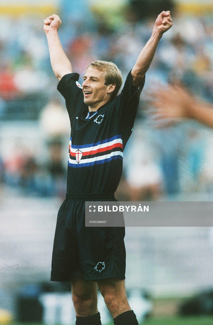Fotboll Jürgen Klinsmann, Sampdoria